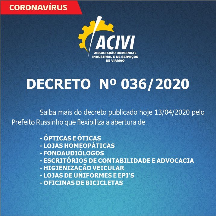 Decreto 036/2020