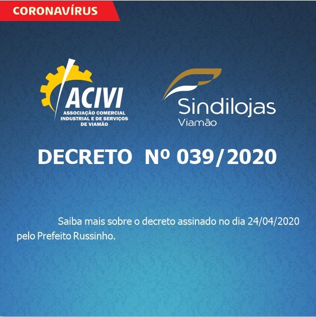 Decreto 039/2020