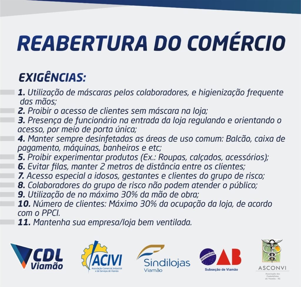 Atenção para as exigências